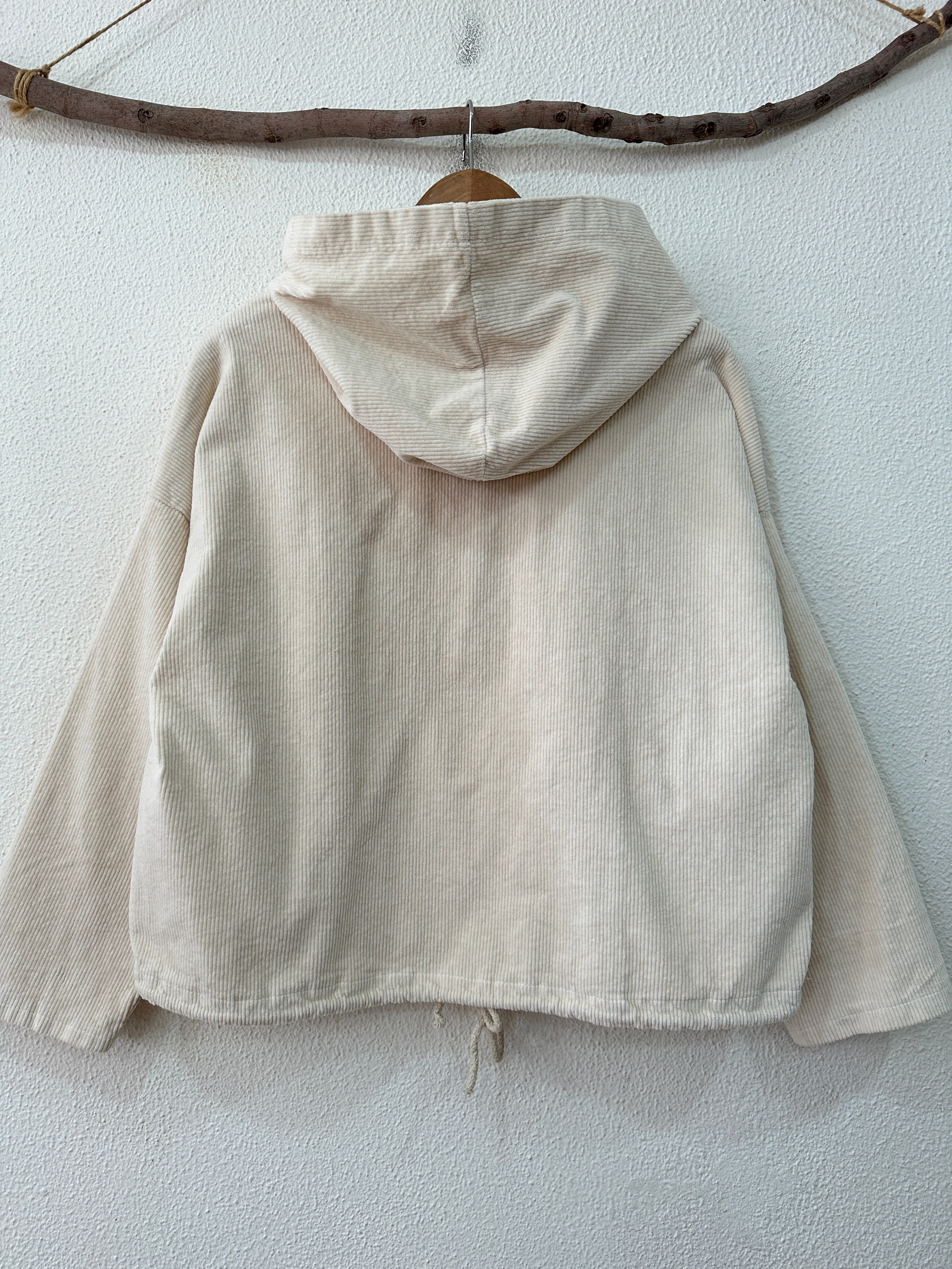 Bomber em bombazina c/carapuço JASMINE