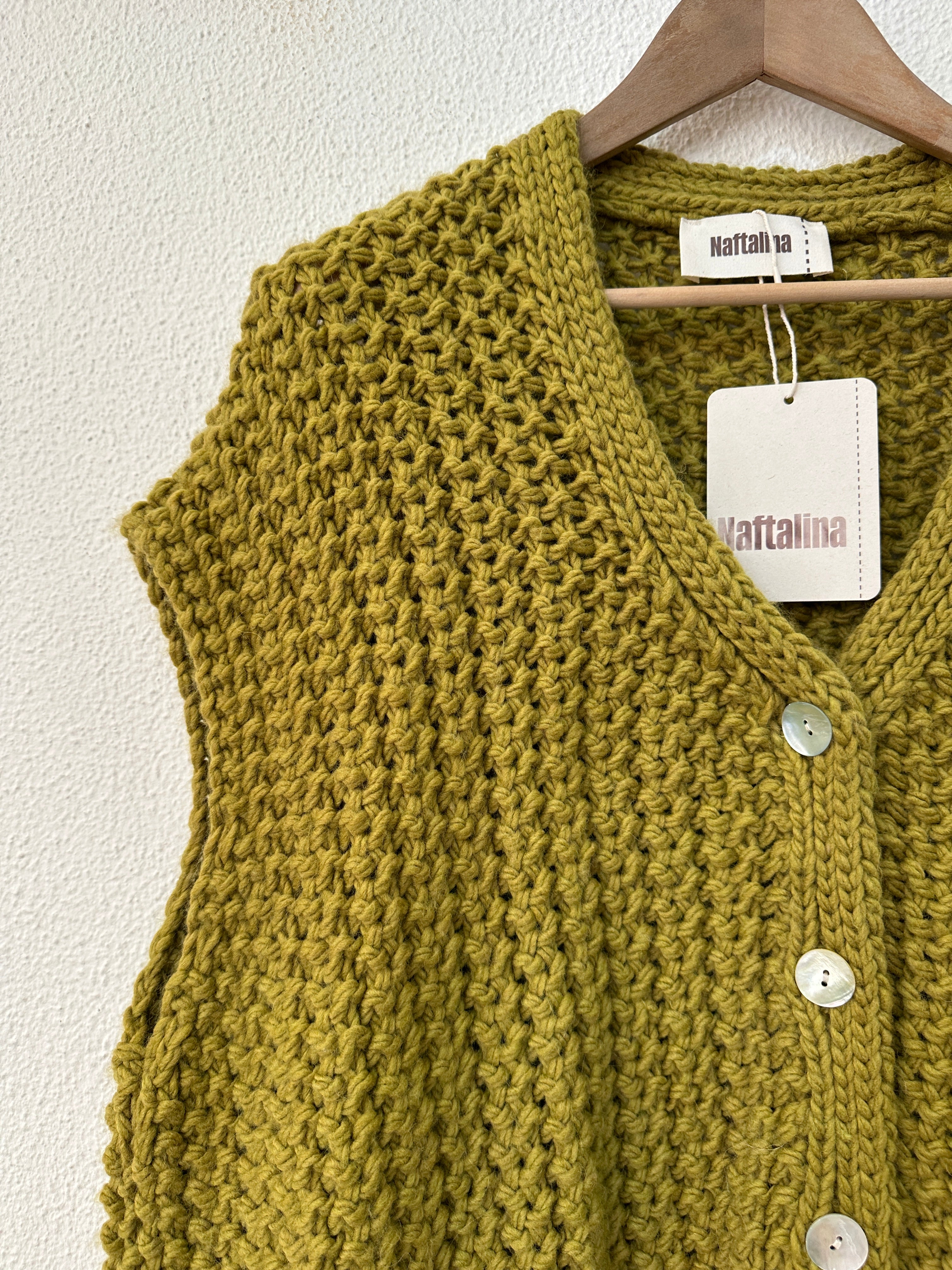 Colete oversize c/botões CLAUDE