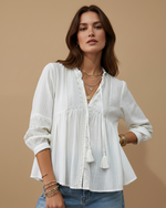 Carregar imagem no visualizador da galeria, Túnica bordada ANGELIQUE
