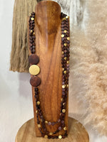 Load image in the gallery viewer,Colar comprido em madeira TRIVYA
