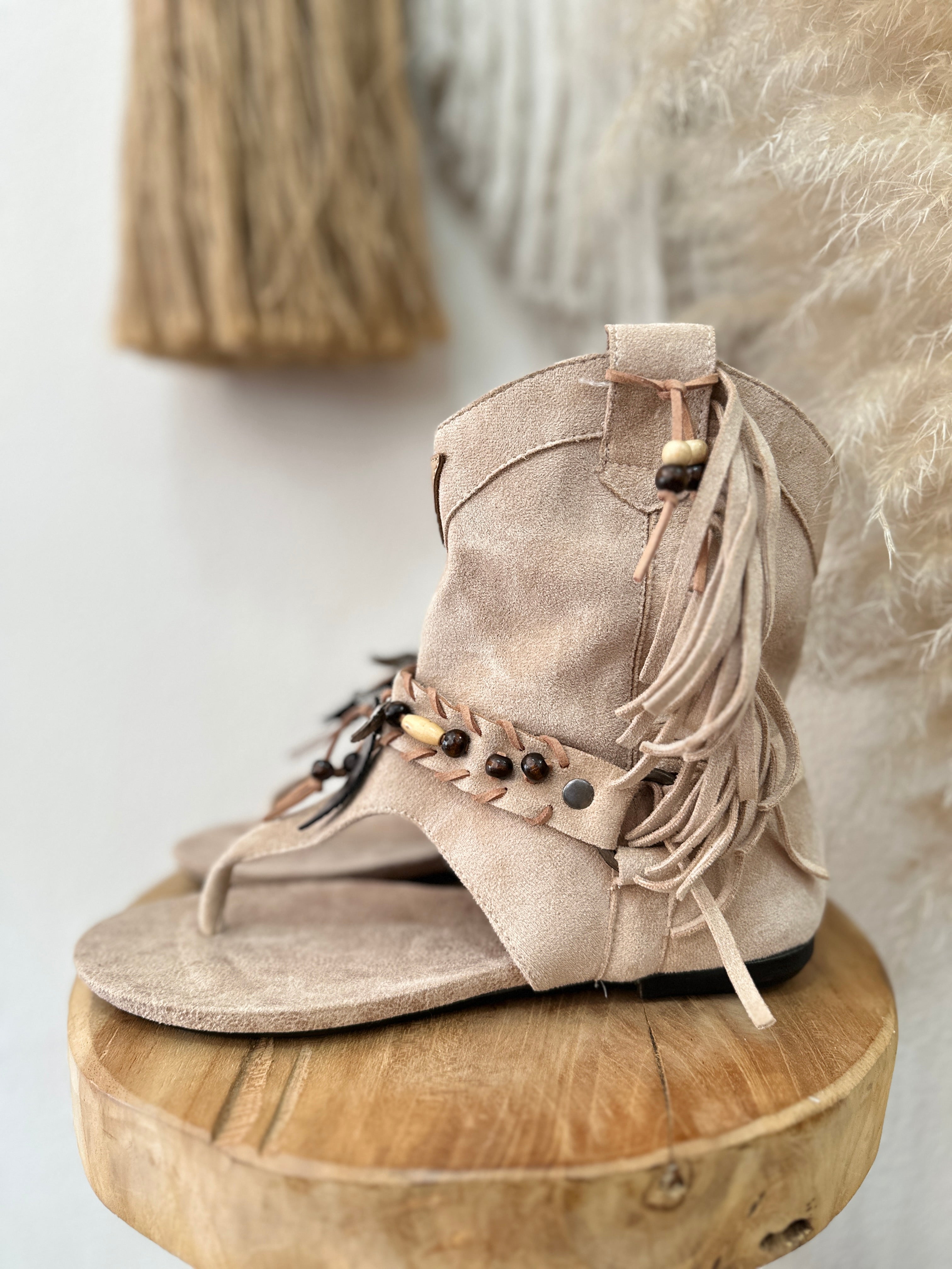 Sandálias boho c/cano SILVERSTONE