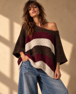 Carregar imagem no visualizador da galeria, Camisola de malha oversize CHERRY
