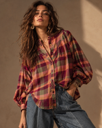 Carregar imagem no visualizador da galeria, Camisa oversize em algodão AUTUMN
