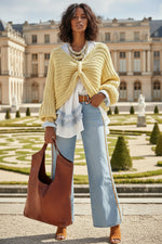 Chargez l'image dans la visionneuse de la galerie,Camisola c/ efeito de nó HONEYCOMB
