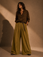 Load image in the gallery viewer,Pantalonas wide leg c/ cinto DIXIE
