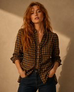 Load image in the gallery viewer,Camisa ovesize c/ folho JUNIPER
