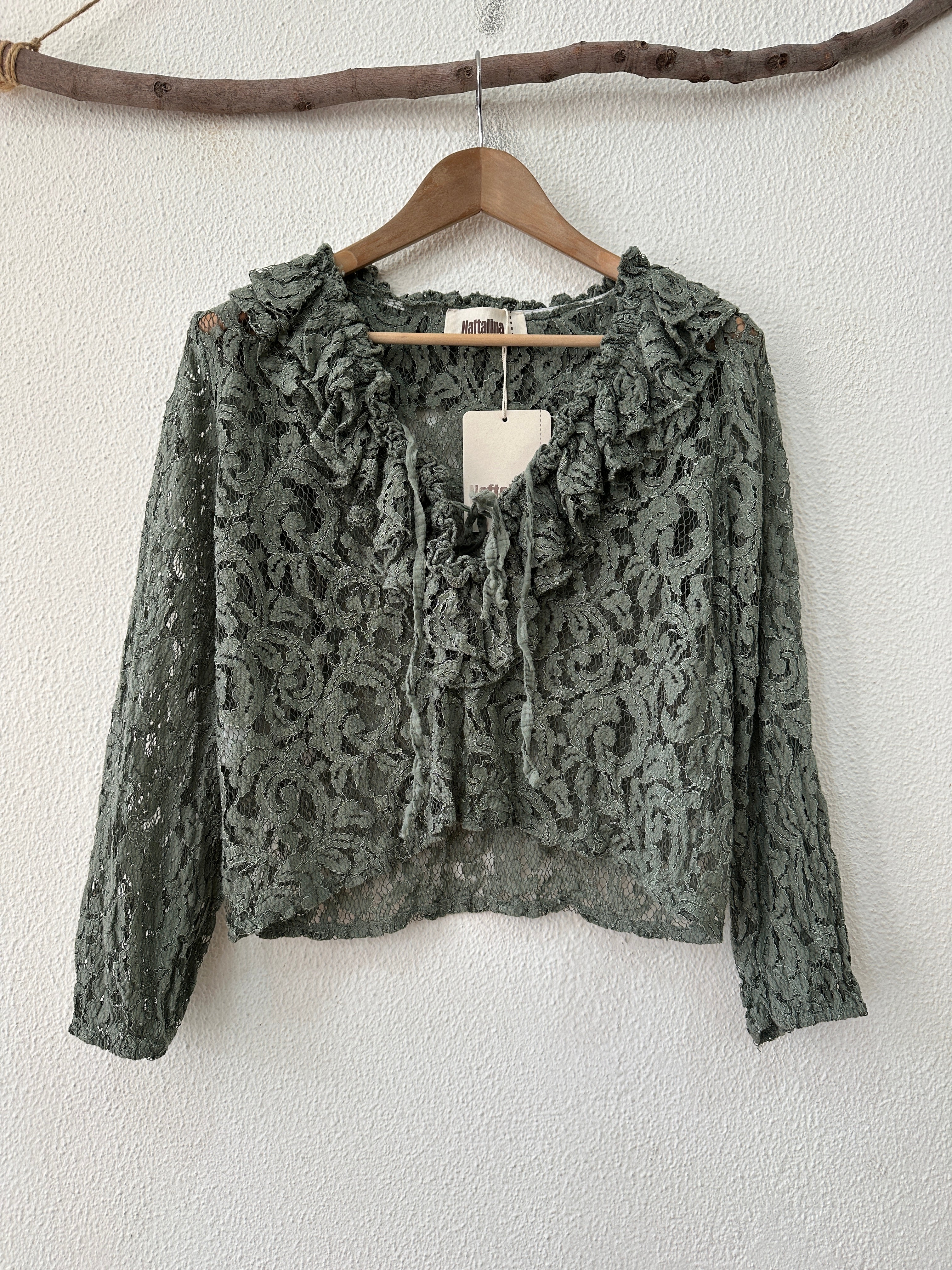 Túnica de renda c/ folhos ARIZONA