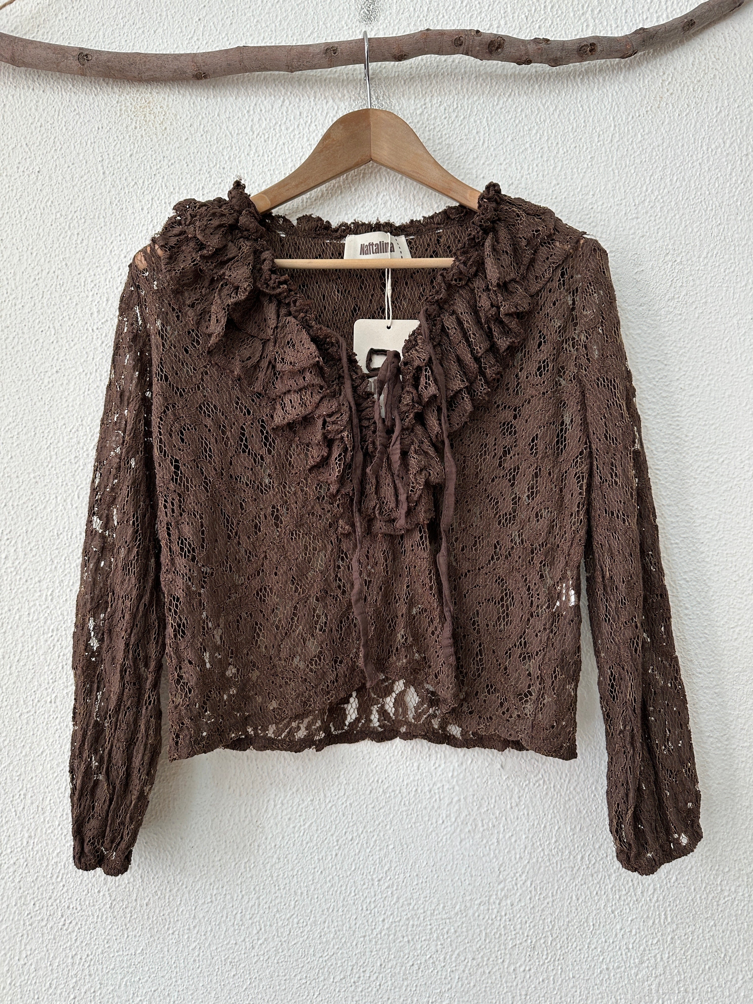 Túnica de renda c/ folhos ARIZONA