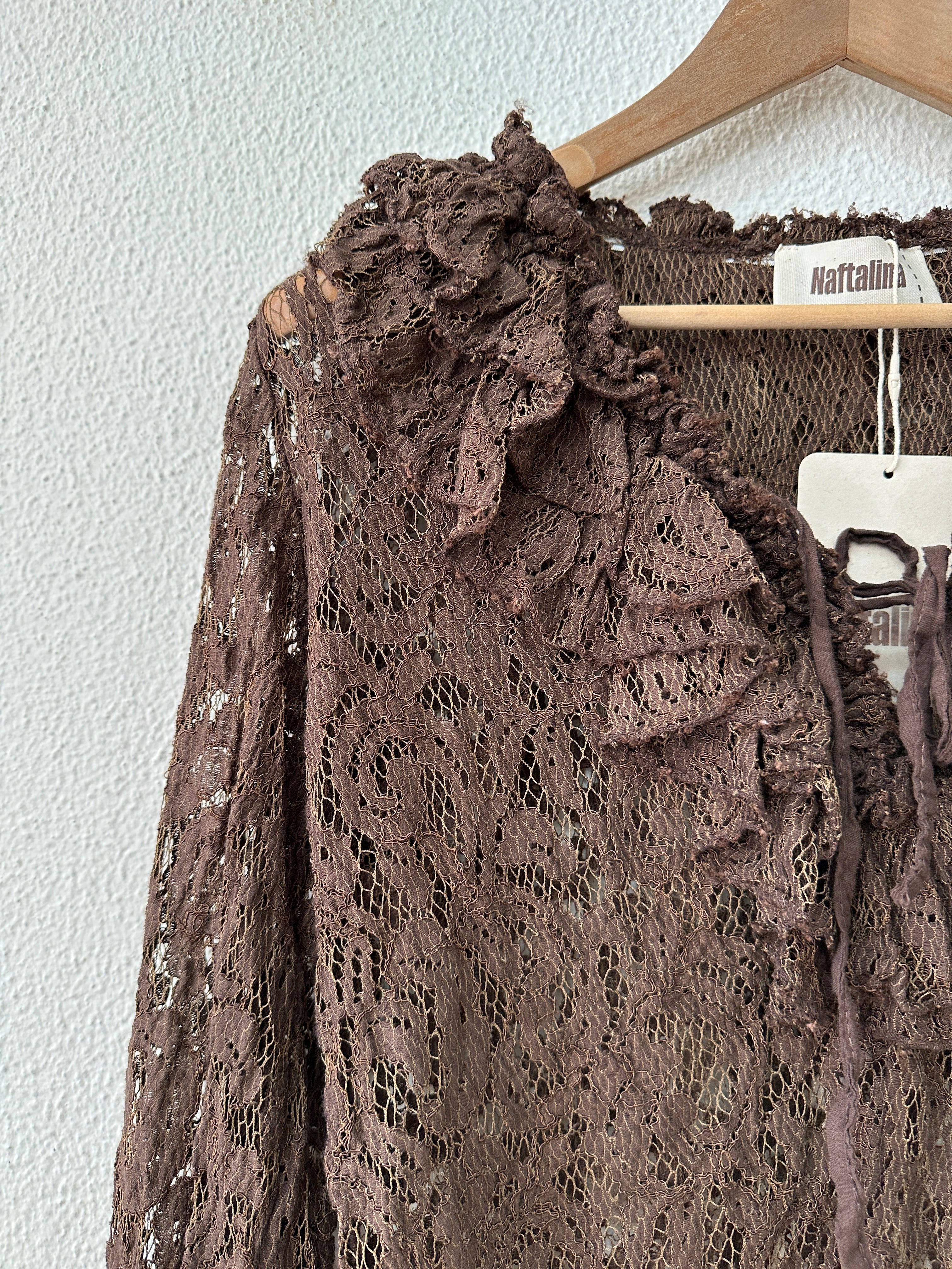 Túnica de renda c/ folhos ARIZONA