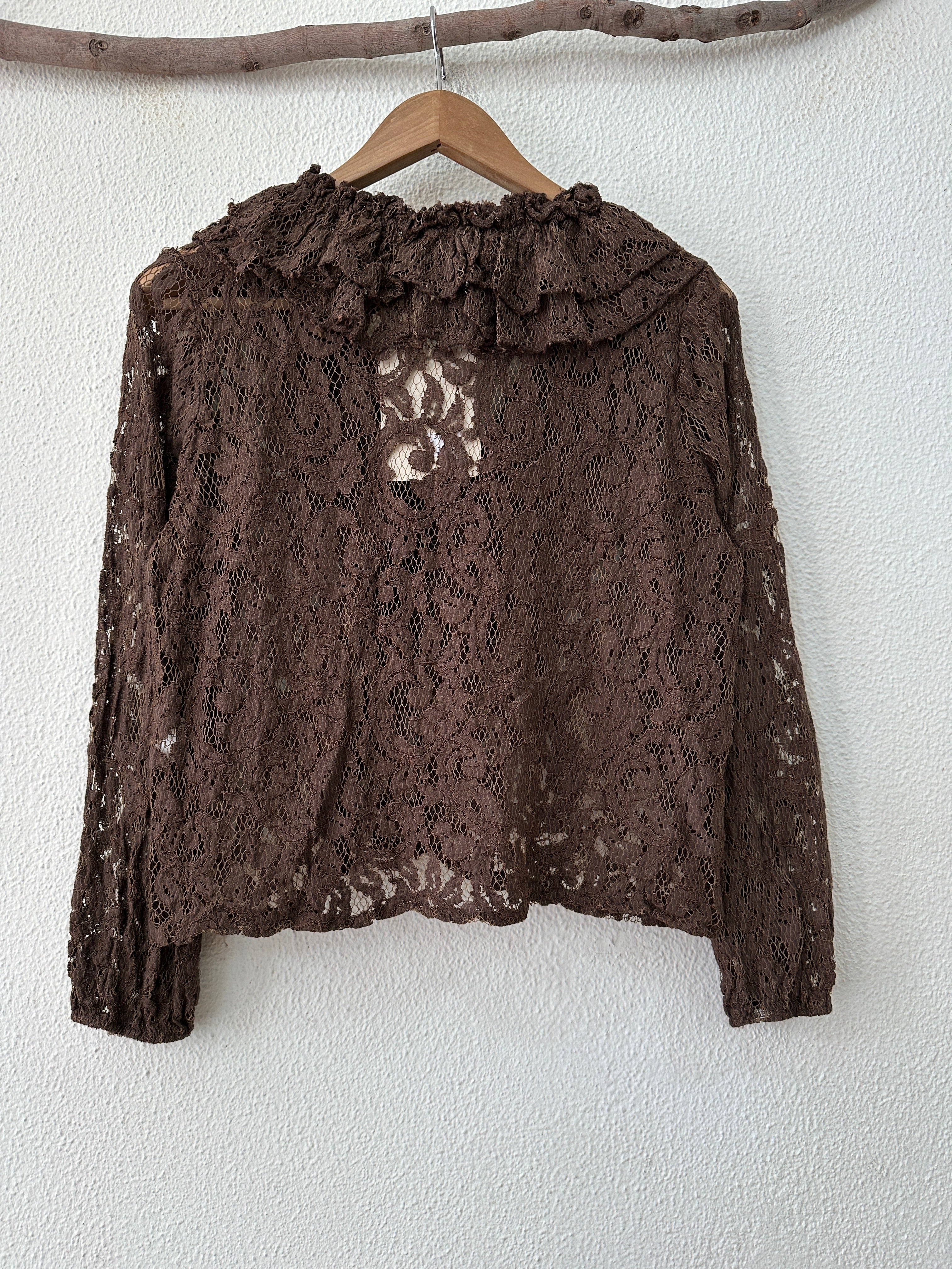 Túnica de renda c/ folhos ARIZONA