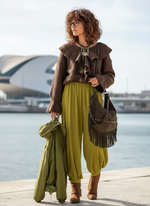 Load image in the gallery viewer,Camisola de malha c/ folhos FLUFFY
