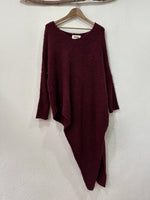 Load image in the gallery viewer,Camisola de malha assimétrica comprida YOLANDA
