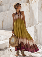 Chargez l'image dans la visionneuse de la galerie,Vestido comprido c/decote em halter ORION
