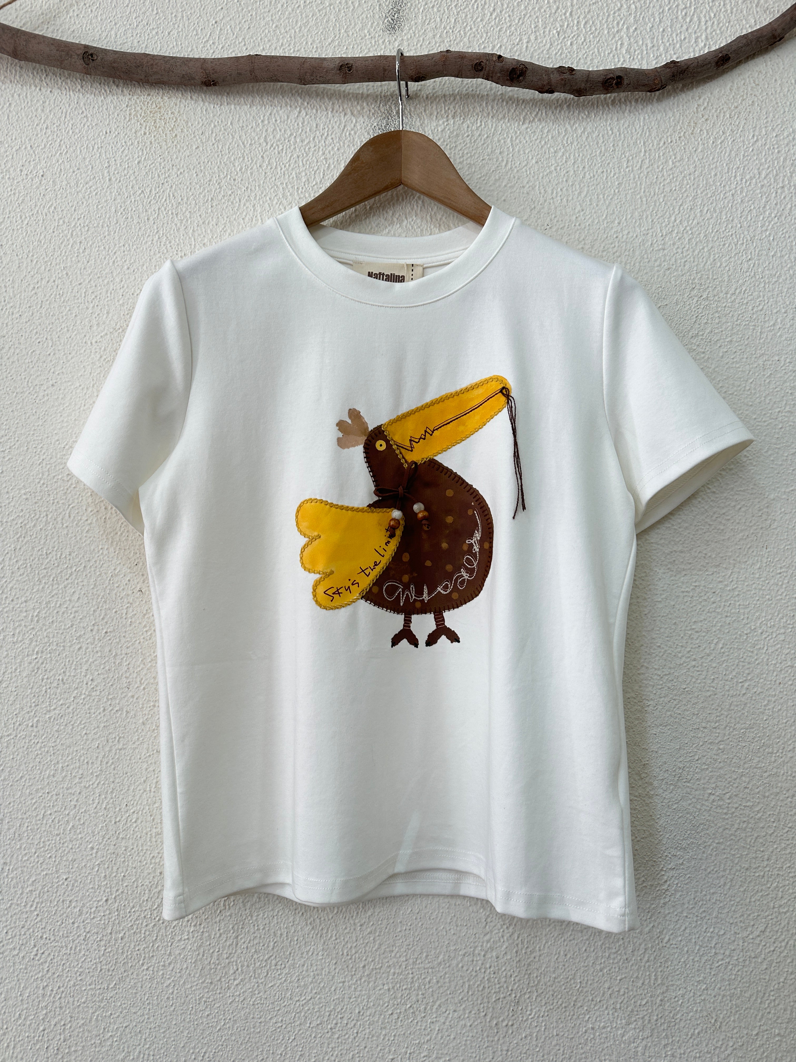 T-shirt bordada SKY'S THE LIMIT