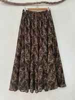 Load image in the gallery viewer,Saia em chiffon c/ cinto em macramé SARAH
