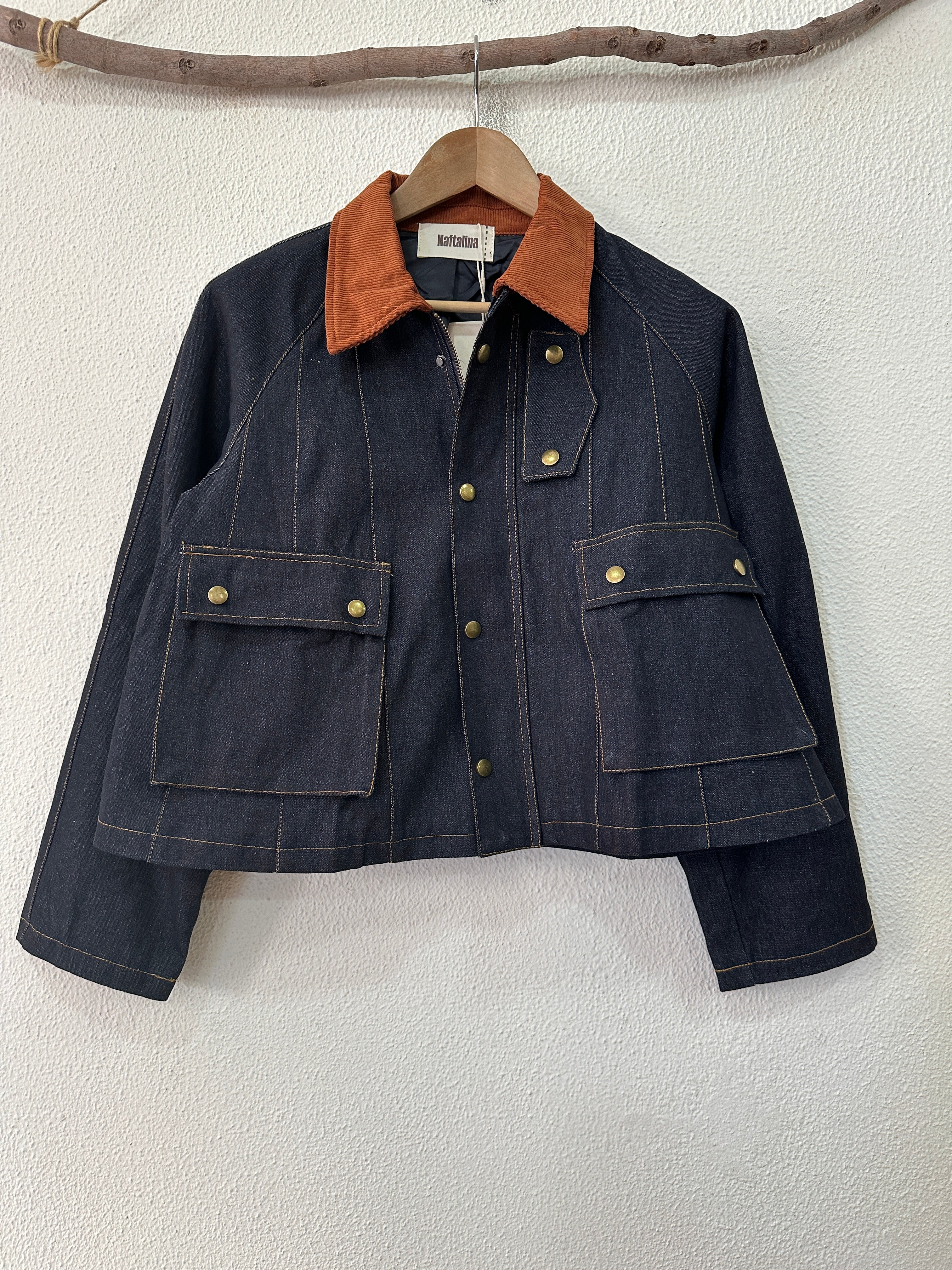 Casaco em denim forrado BRONX