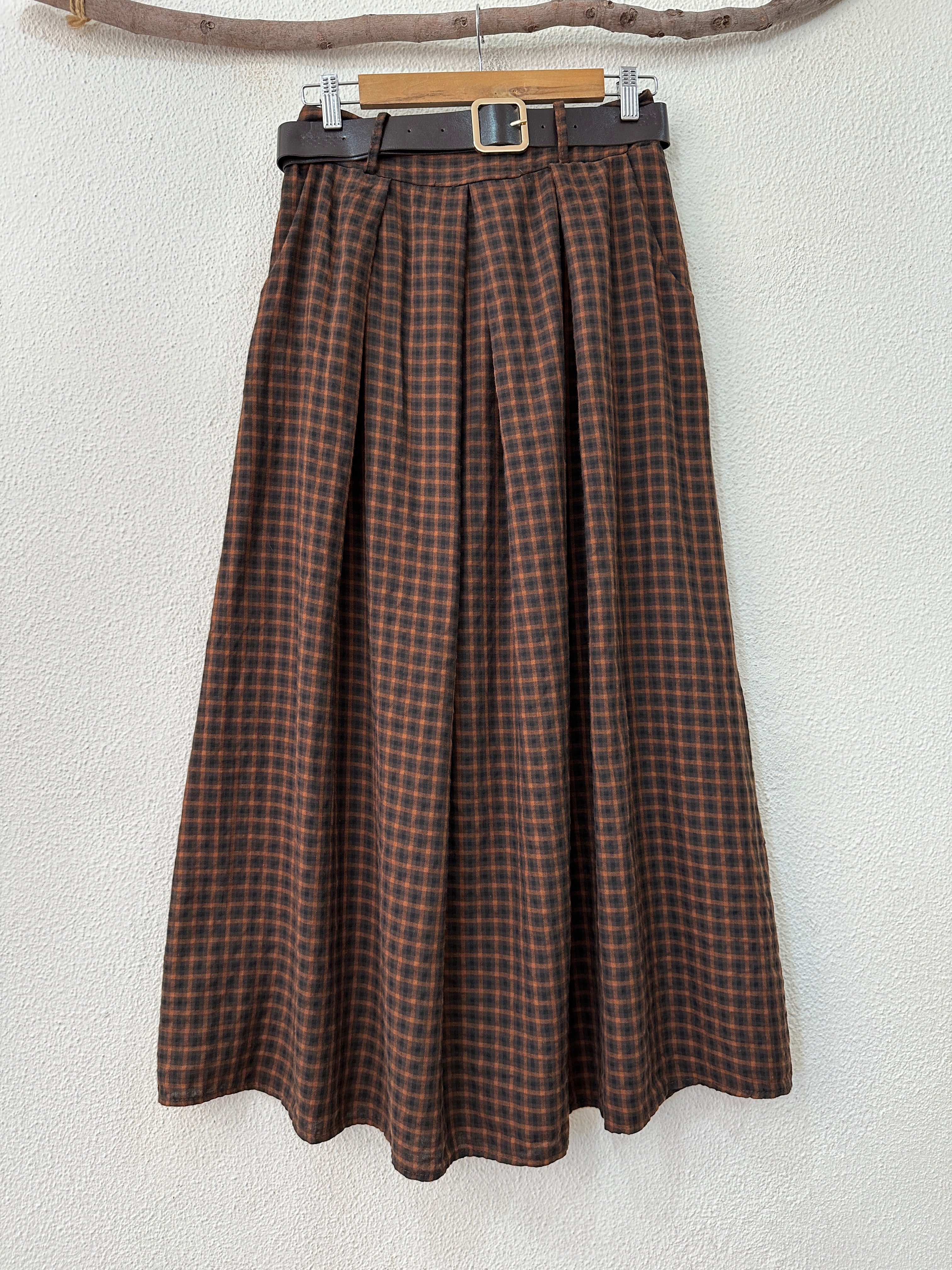 Saia maxi c/ cinto HERMIONE