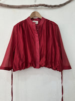 Load image in the gallery viewer,Casaco em chiffon c/ atilhos PHOEBE
