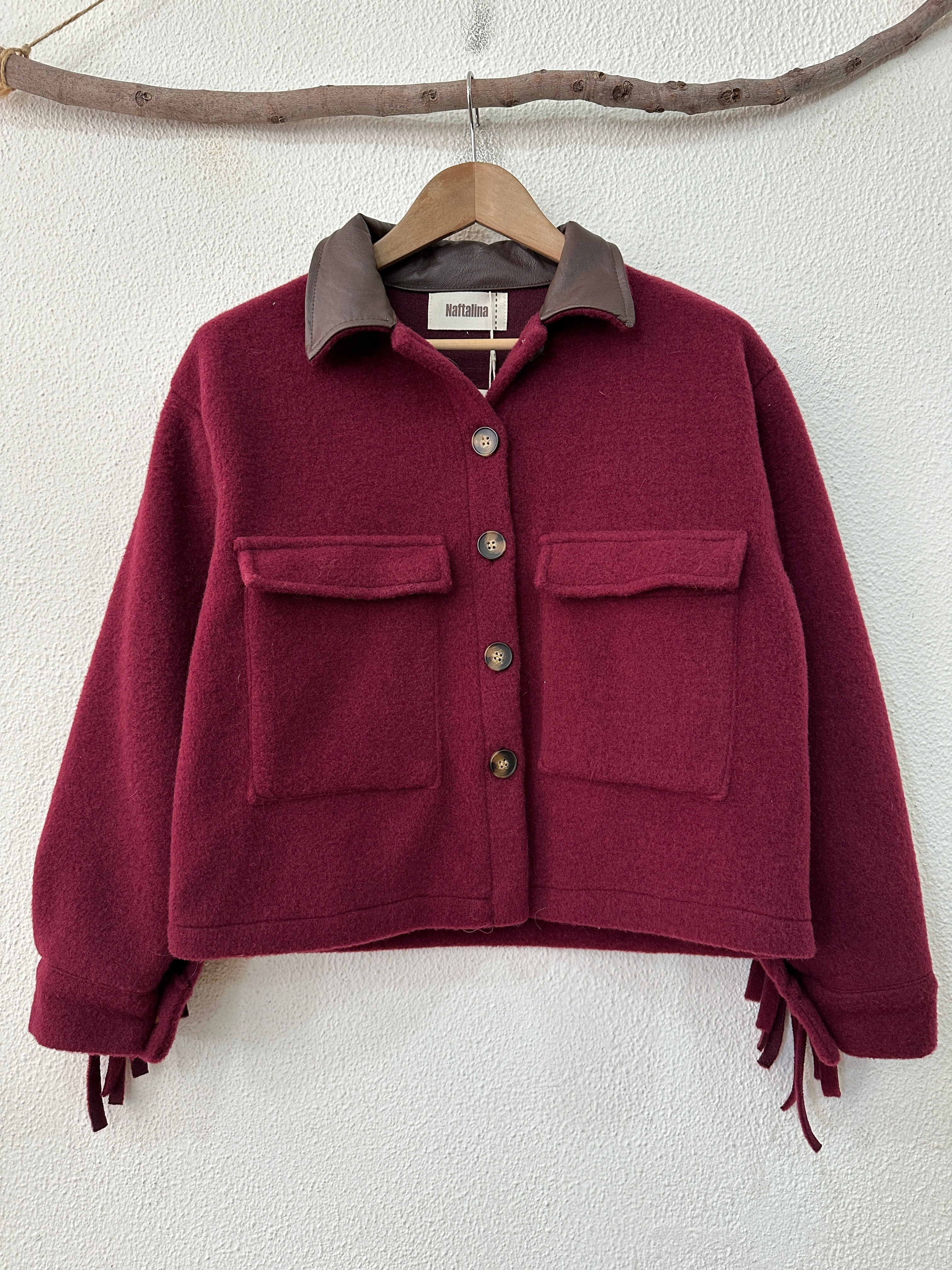 Casaco de fazenda c/ franjas SCARLETT