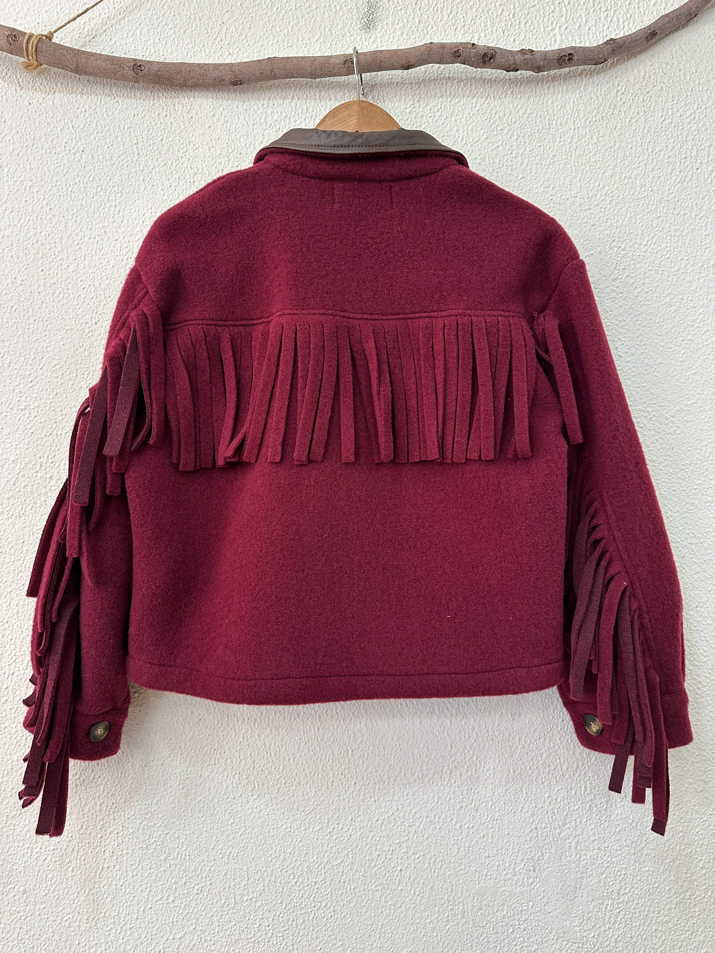 Casaco de fazenda c/ franjas SCARLETT