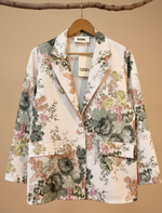 Chargez l'image dans la visionneuse de la galerie,Blazer floral frente cabide pau
