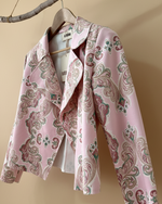 Chargez l'image dans la visionneuse de la galerie,Blazer rosa paisley - vista lateral
