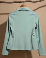 Carregar imagem no visualizador da galeria, Blazer verde menta - vista traseira
