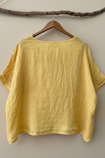 Carica l'immagine nel visualizzatore della galleria,Blusa amarela cabide costas
