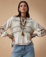 Carregar imagem no visualizador da galeria, Casaco c/ franzidos ISLAND
