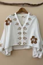 Carregar imagem no visualizador da galeria, Blusa Branca — Frente
