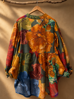 Carregar imagem no visualizador da galeria, Blusa floral — costas
