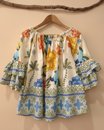 Carregar imagem no visualizador da galeria, Blusa floral frente costas
