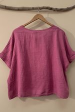 Carica l'immagine nel visualizzatore della galleria,Blusa Linho Rosa — Foto 3 (costas)
