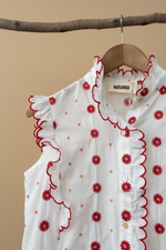 Carregar imagem no visualizador da galeria, Blusa margaridas — detalhe
