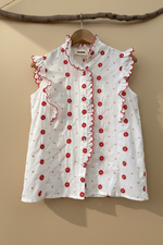 Carregar imagem no visualizador da galeria, Blusa margaridas — frente
