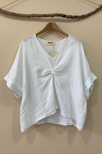Carica l'immagine nel visualizzatore della galleria,Blusa nó - Frente cabide
