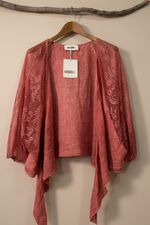 Chargez l'image dans la visionneuse de la galerie,Blusa renda coral aberta
