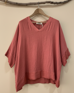 Carica l'immagine nel visualizzatore della galleria,Blusa terracota - frente
