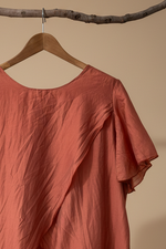 Carica l'immagine nel visualizzatore della galleria,Blusa terracota frente

