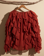Carregar imagem no visualizador da galeria, Blusa vermelha — costas
