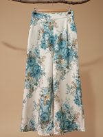 Carregar imagem no visualizador da galeria, Calças floral vintage frente
