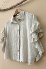 Chargez l'image dans la visionneuse de la galerie,Camisa babados lateral
