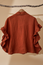 Carregar imagem no visualizador da galeria, Camisa Folhos - Costas
