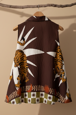 Carregar imagem no visualizador da galeria, Camisa Tigre Castanha - Costas
