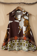 Carregar imagem no visualizador da galeria, Camisa Tigre Castanha - Frente
