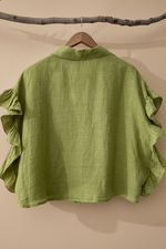 Chargez l'image dans la visionneuse de la galerie,Camisa verde costas
