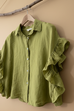 Chargez l'image dans la visionneuse de la galerie,Camisa verde lateral
