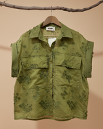 Chargez l'image dans la visionneuse de la galerie,Camisa verde oliva frente
