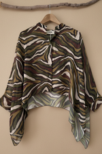 Cargue la imagen en el visor de la galería,Camisa zebra - frente completa
