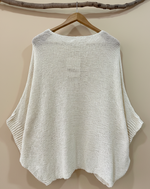 Carregar imagem no visualizador da galeria, Camisola knit creme - costas
